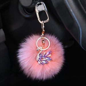 Swan Keychain